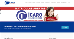 Desktop Screenshot of colegioicaro.com.br